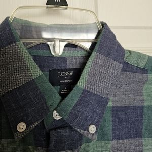 J.Crew Men's Button Down Plaid